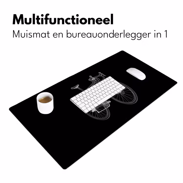 Bureau onderlegger - Lijnen - Illustratie - Wit — 6