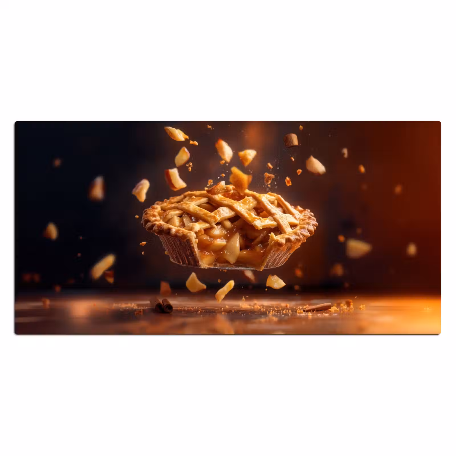 Bureau onderlegger - Appel - Taart - Warm - Eten — 1