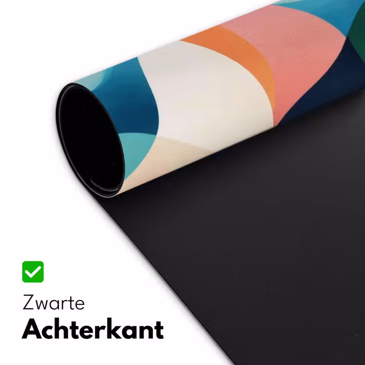 Bureau onderlegger - Abstract - Blauw - Roze — 4