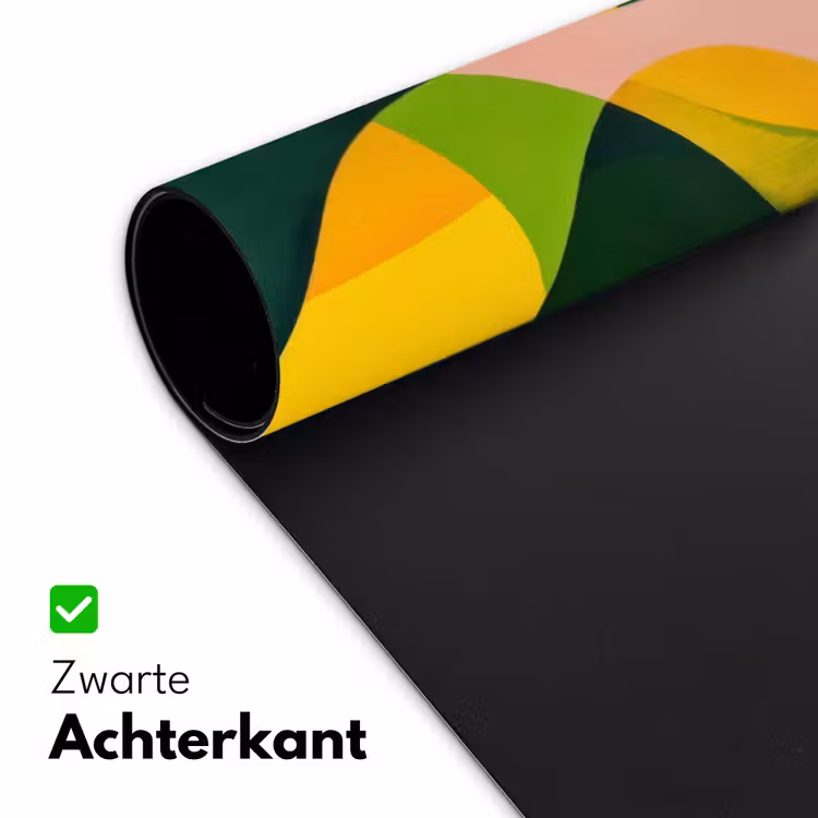 Bureau onderlegger - Abstract - Geel - Roze - Groen — 4