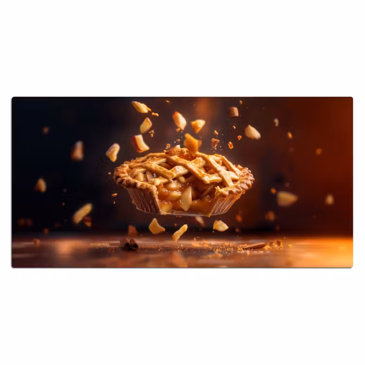 Bureau onderlegger - Appel - Taart - Warm - Eten — 1
