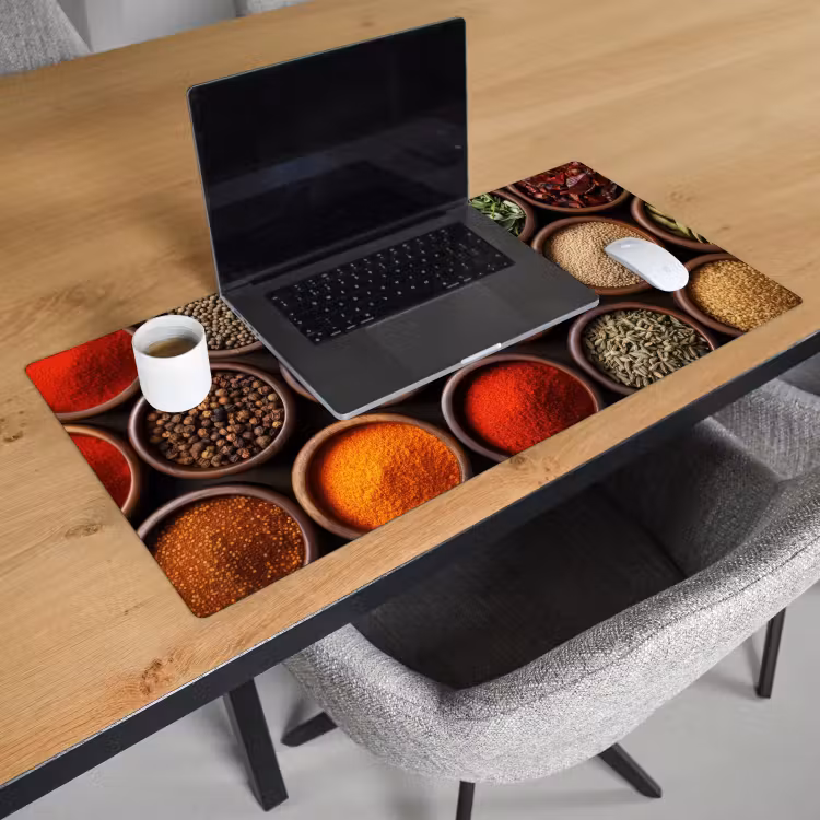 Bureau onderlegger - Bakjes - Hout - Kruiden - Kleurrijk — 2