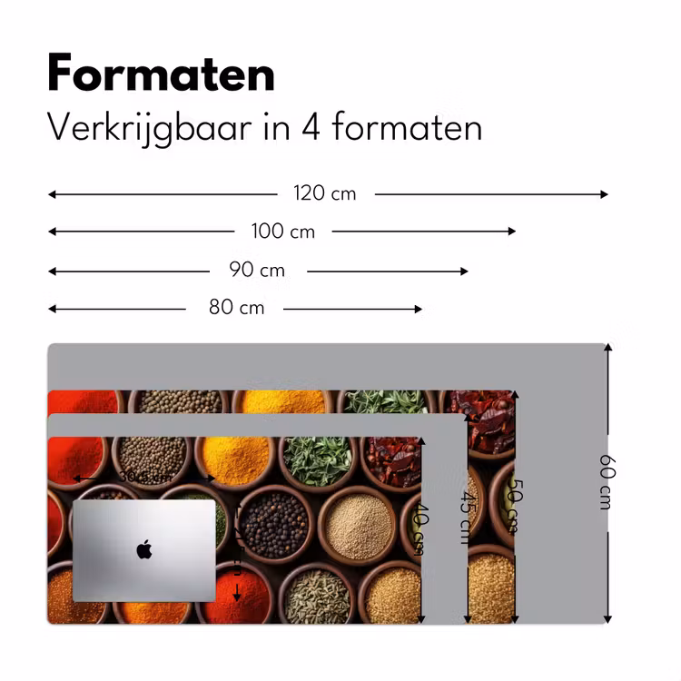 Bureau onderlegger - Bakjes - Hout - Kruiden - Kleurrijk — 7
