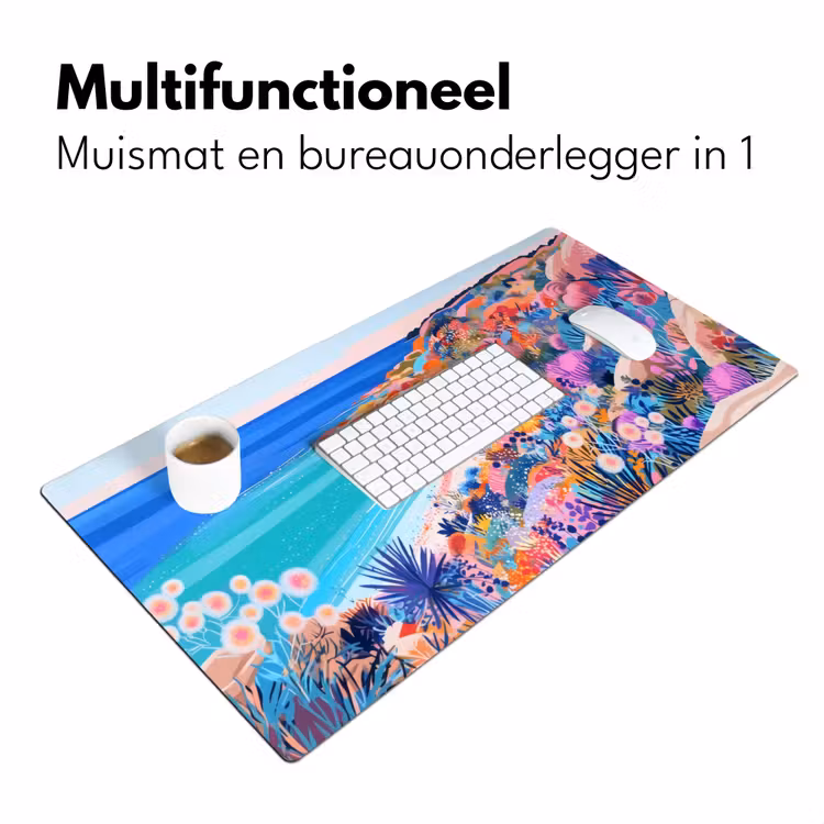 Bureau onderlegger - Bloemenweide - Zee - Zomers — 6