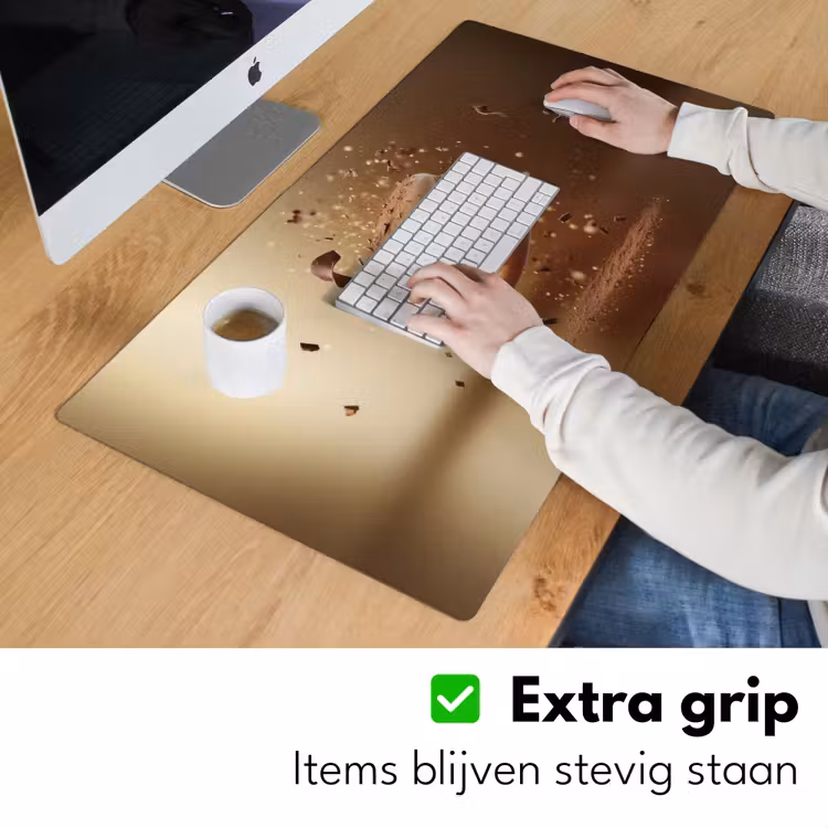 Bureau onderlegger - Chocolade - Macarons - Eten - Snoep — 5