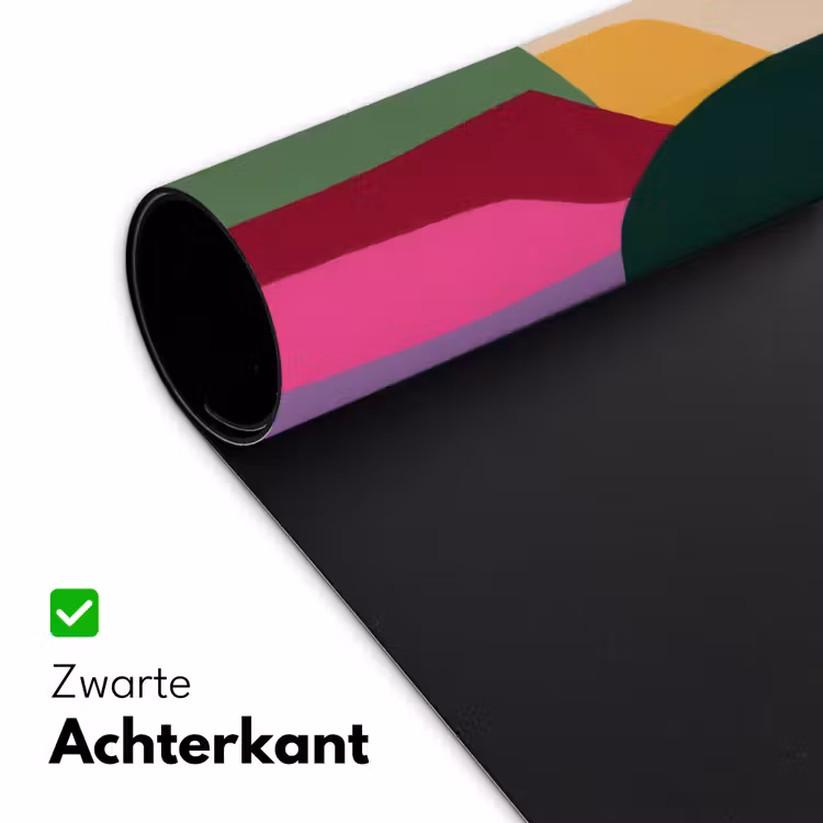Bureau onderlegger - Kleurvakken - Recht - Rond - Abstract — 4
