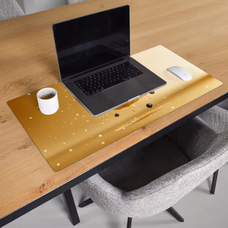 Bureau onderlegger - Pannenkoeken - Eten - Honing - Geel — 2