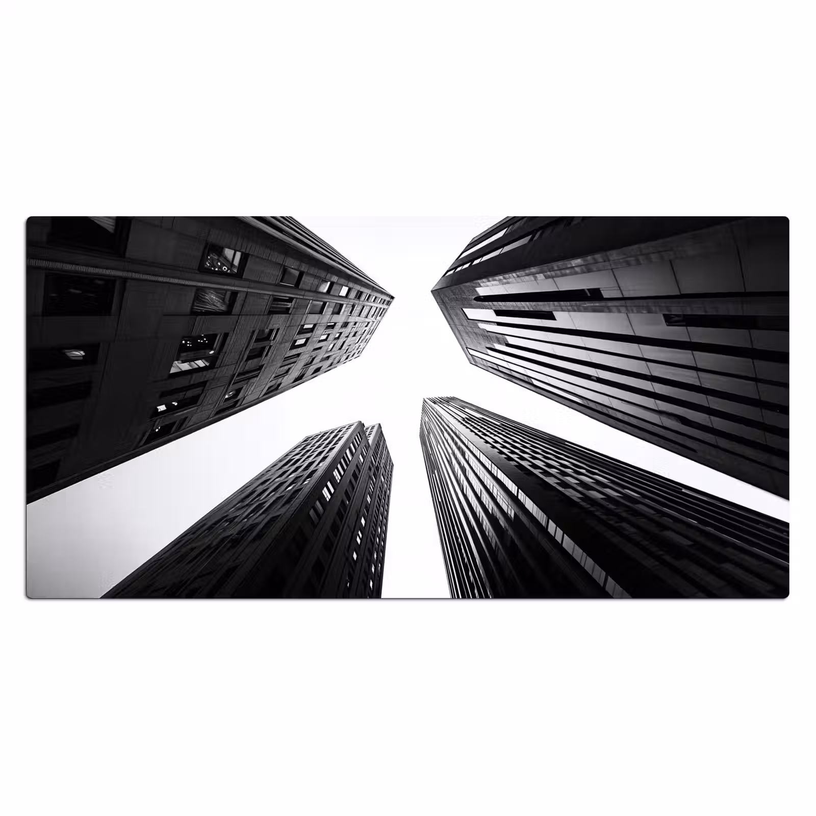 Bureau onderlegger - Gebouwen - Lucht - Zwart — 1