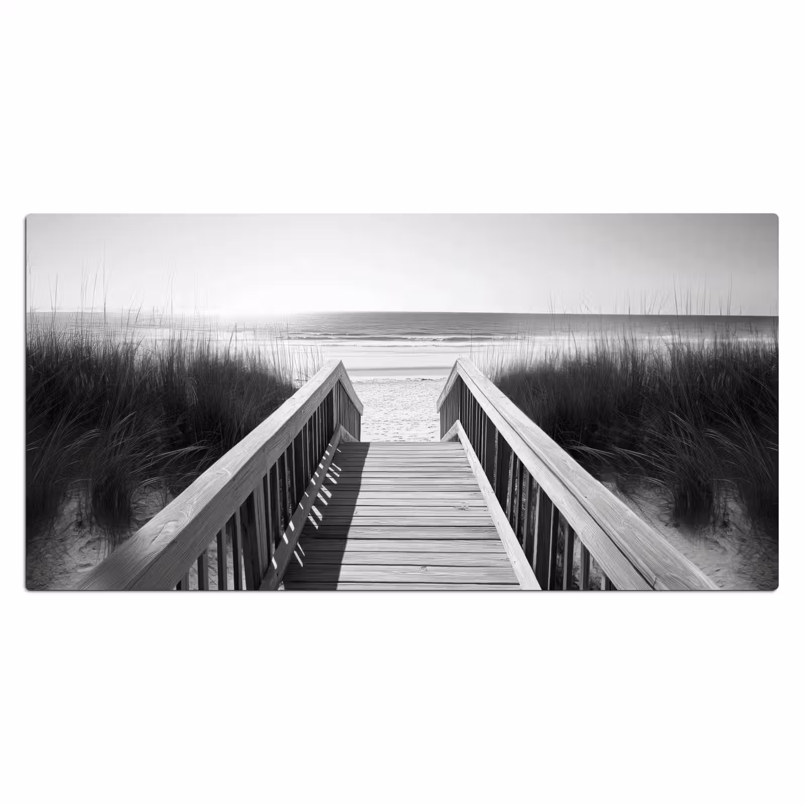 Bureau onderlegger - Loopbrug - Hout - Strand - Zee — 1