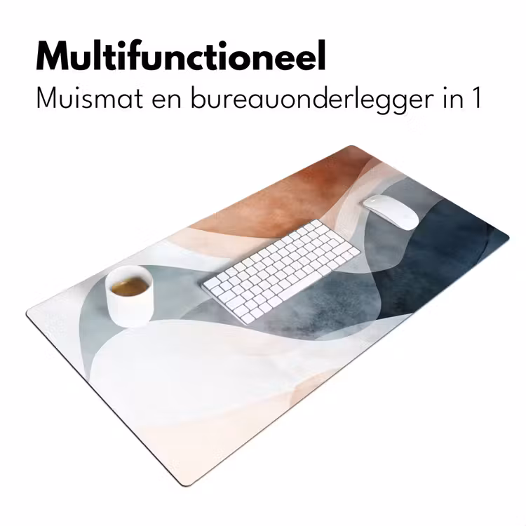 Bureau onderlegger - Abstract - Golven - Blauw — 6