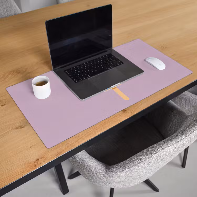 Bureau onderlegger - Beige - Ijsje - Spikkels — 2