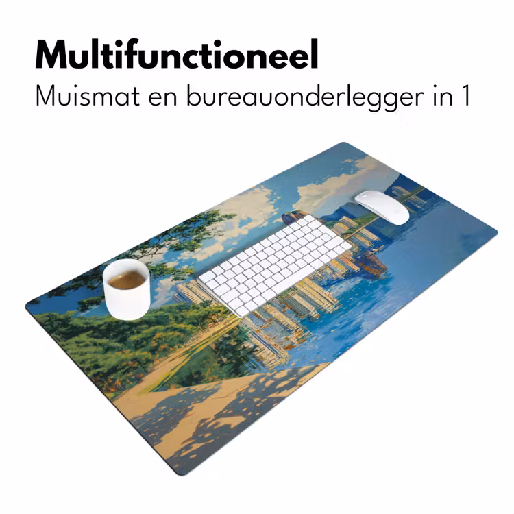 Bureau onderlegger - Berg - Skyline - Strand - Water — 6