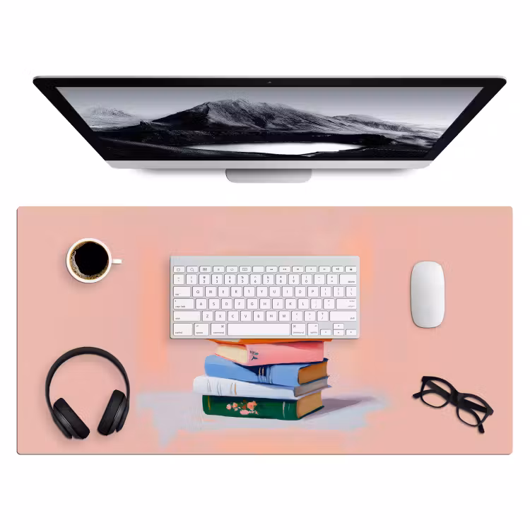 Bureau onderlegger - Boeken - Stapel - Kleurrijk — 3