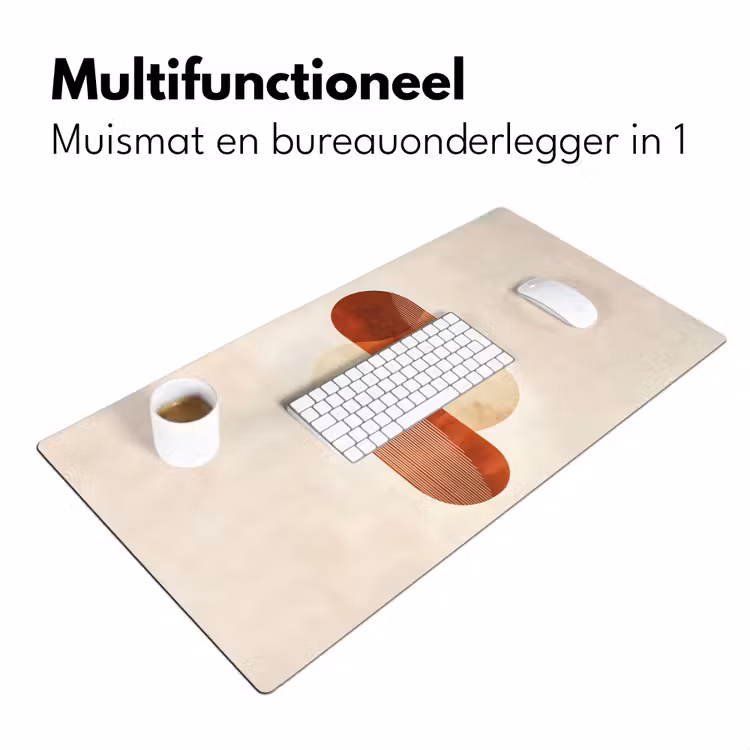 Bureau onderlegger - Bogen - Beige - Vormen — 6