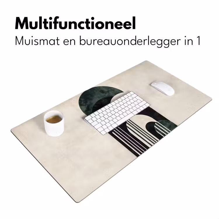 Bureau onderlegger - Bogen - Donkergroen - Lijnen — 6