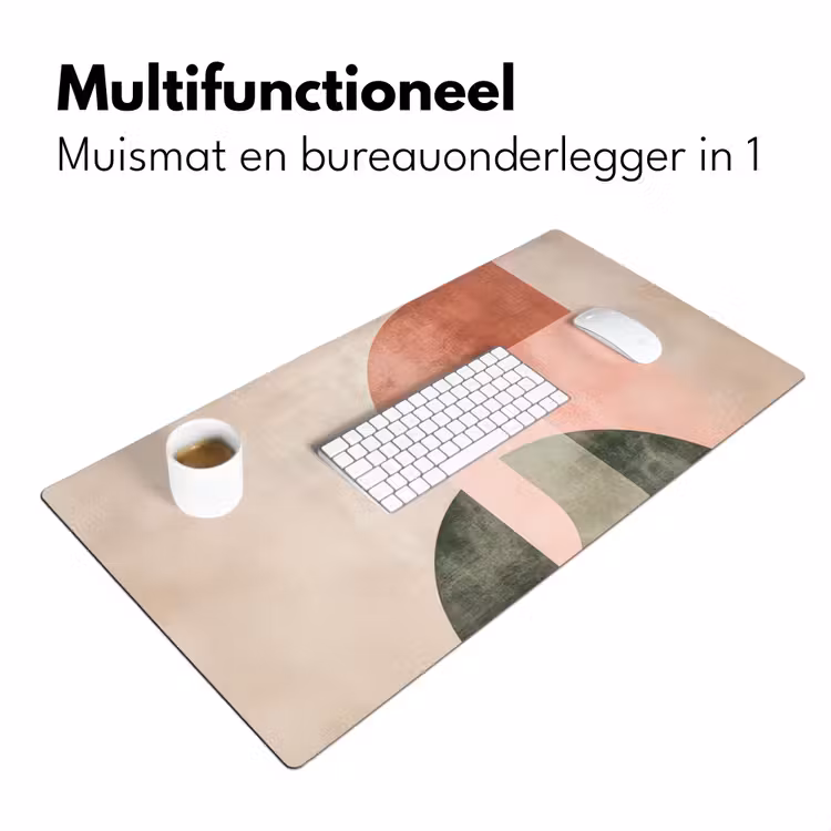 Bureau onderlegger - Cirkel - Abstract - Roze — 6