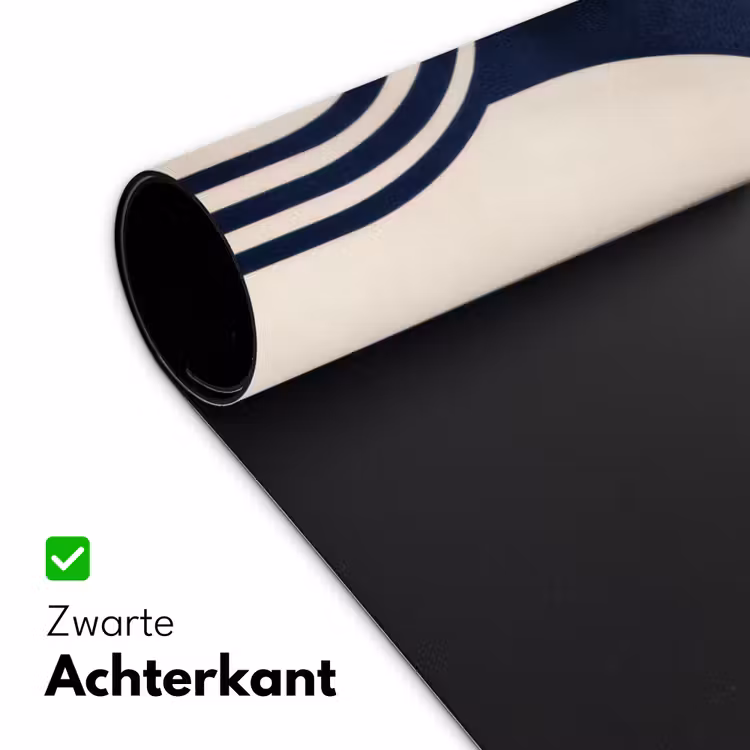 Bureau onderlegger - Donkerblauw - Abstract - Lijnen — 4