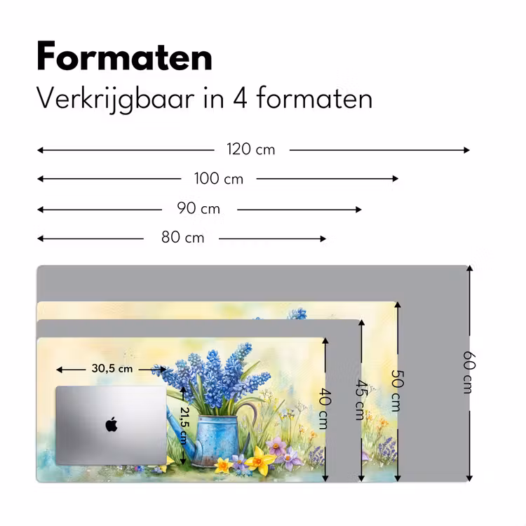 Bureau onderlegger - Gieter - Lavendel - Bloesems — 7