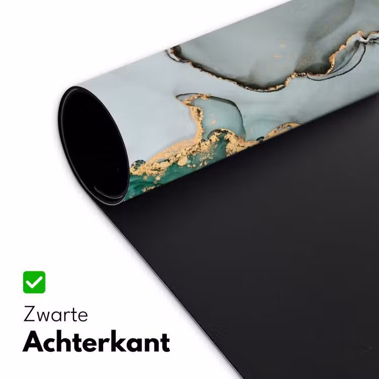 Bureau onderlegger - Goud - Marmer - Groen - Luxe - Marmerlook - Grijs — 4
