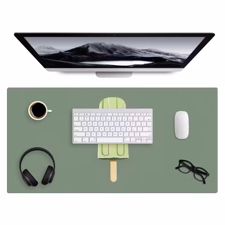 Bureau onderlegger - Groen - Waterijsje - Stokje - Illustratie — 3