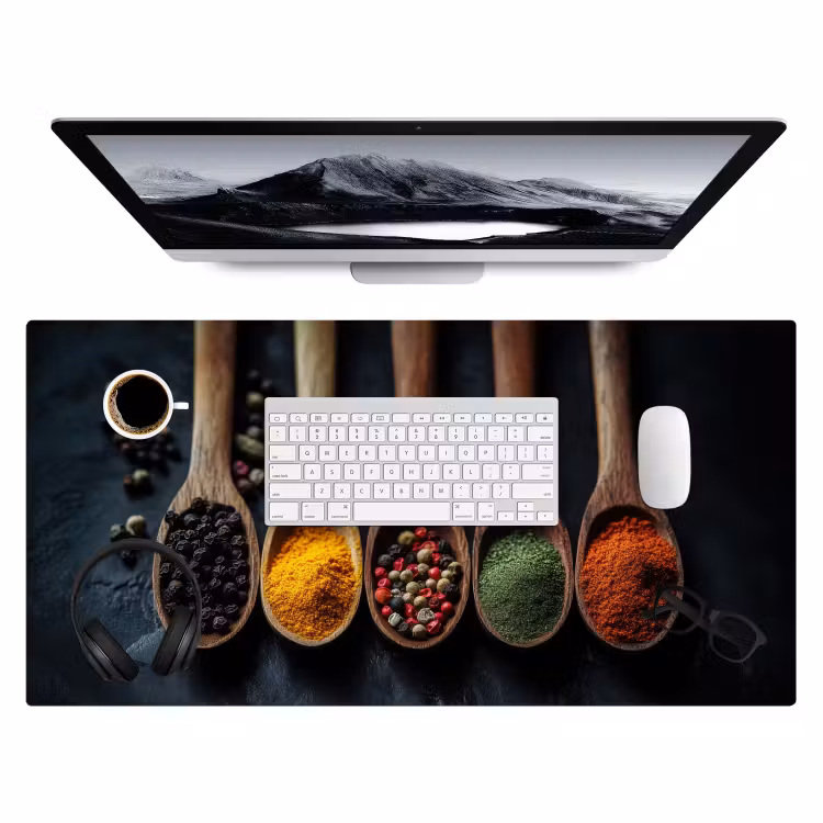Bureau onderlegger - Houten - Lepels - Specerijen - Kruiden — 3