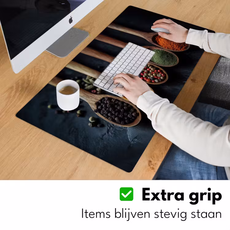 Bureau onderlegger - Houten - Lepels - Specerijen - Kruiden — 5