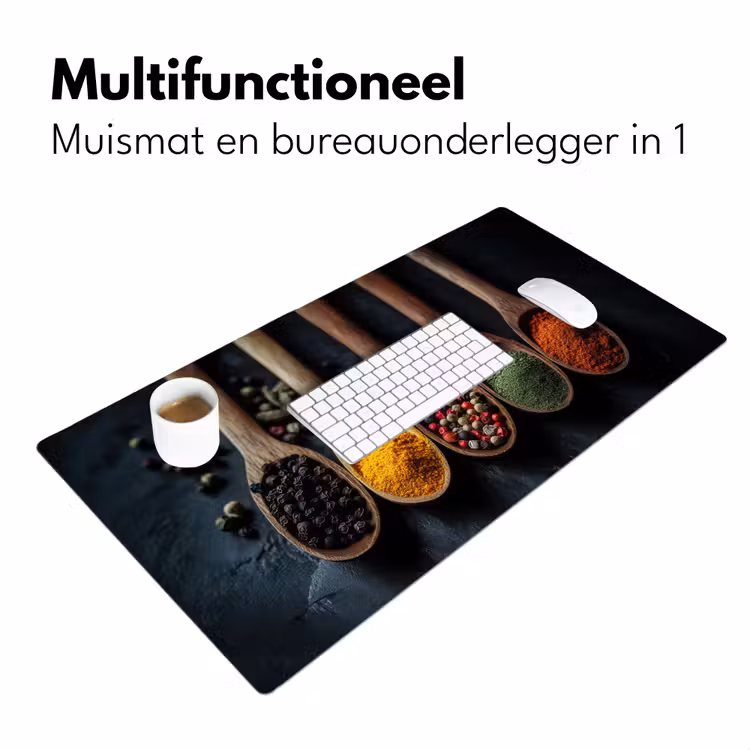 Bureau onderlegger - Houten - Lepels - Specerijen - Kruiden — 6