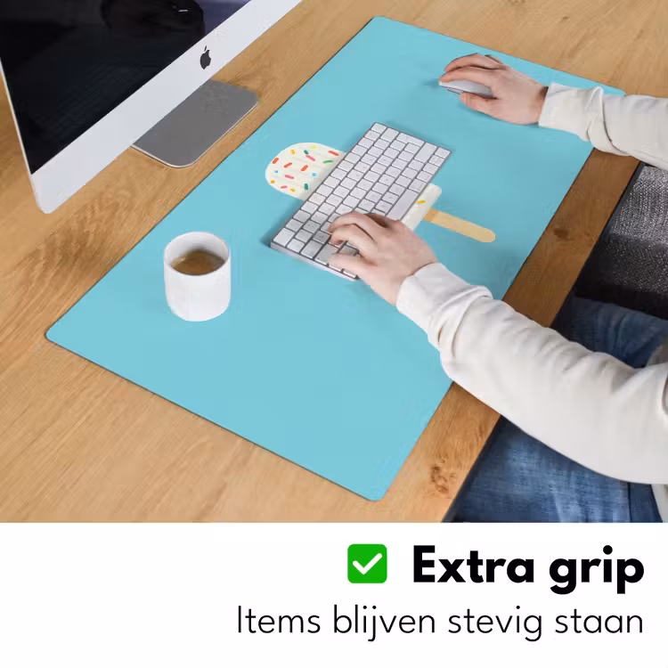 Bureau onderlegger - Ijsje - Stokje - Sprinkles - Lichtblauw — 5