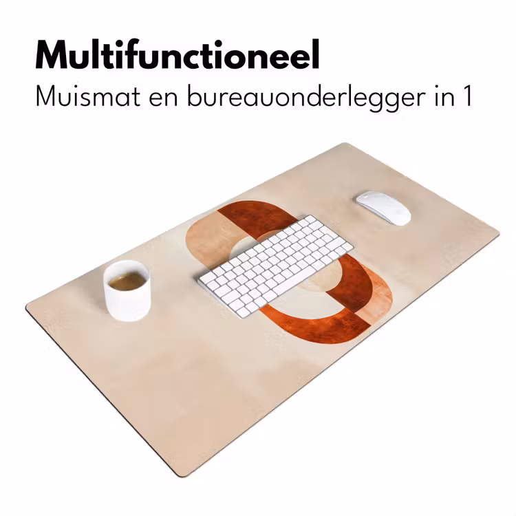 Bureau onderlegger - Illustratie - Abstract - Vormen - Rood — 6