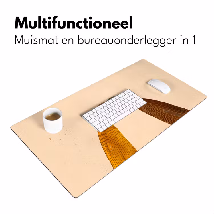 Bureau onderlegger - Illustratie - Mokken - Proosten - Bruin — 6