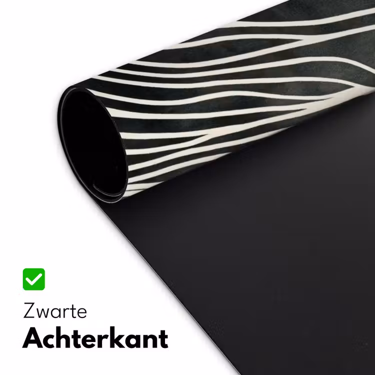 Bureau onderlegger - Lijnen - Patroon - Abstract - Wit — 4