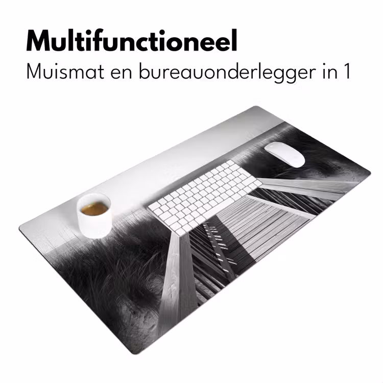 Bureau onderlegger - Loopbrug - Hout - Strand - Zee — 6