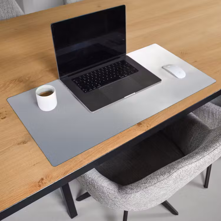 Bureau onderlegger - Minimalistisch - Silhouet - Zwart - Vliegtuig — 2