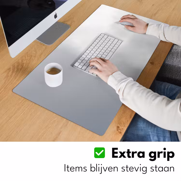 Bureau onderlegger - Minimalistisch - Silhouet - Zwart - Vliegtuig — 5