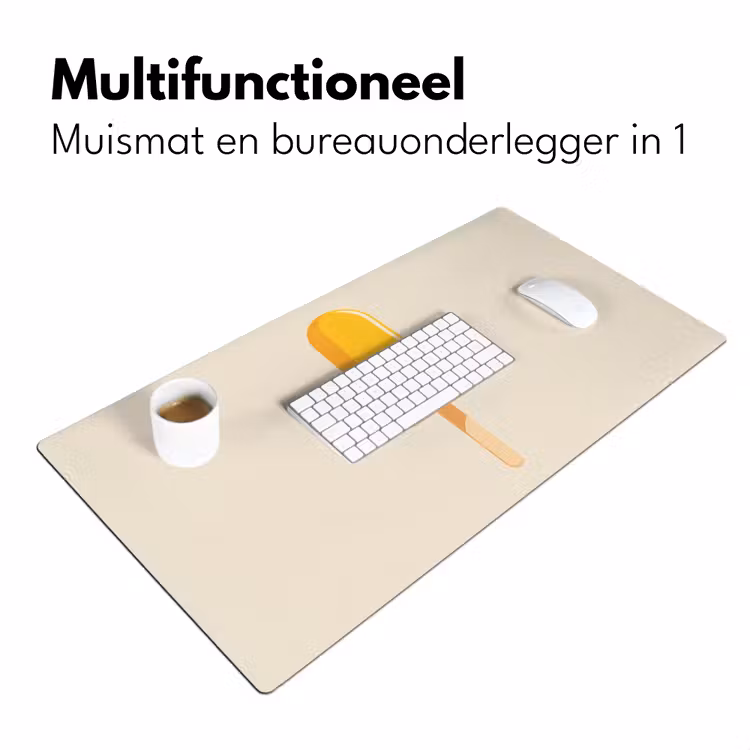 Bureau onderlegger - Oranje - Stokje - Waterijsje — 6