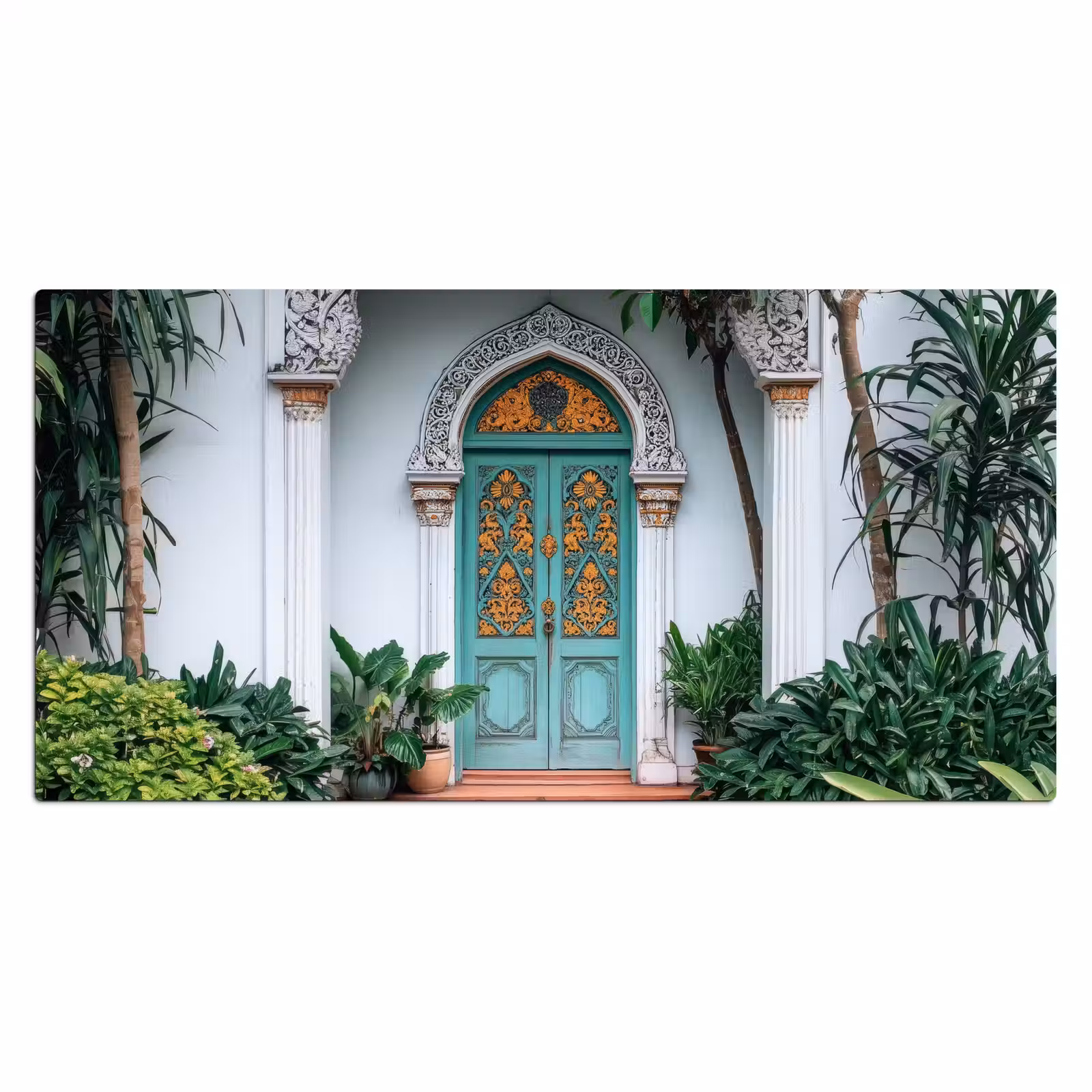 Bureau onderlegger - Deur - Patronen - Planten — 1