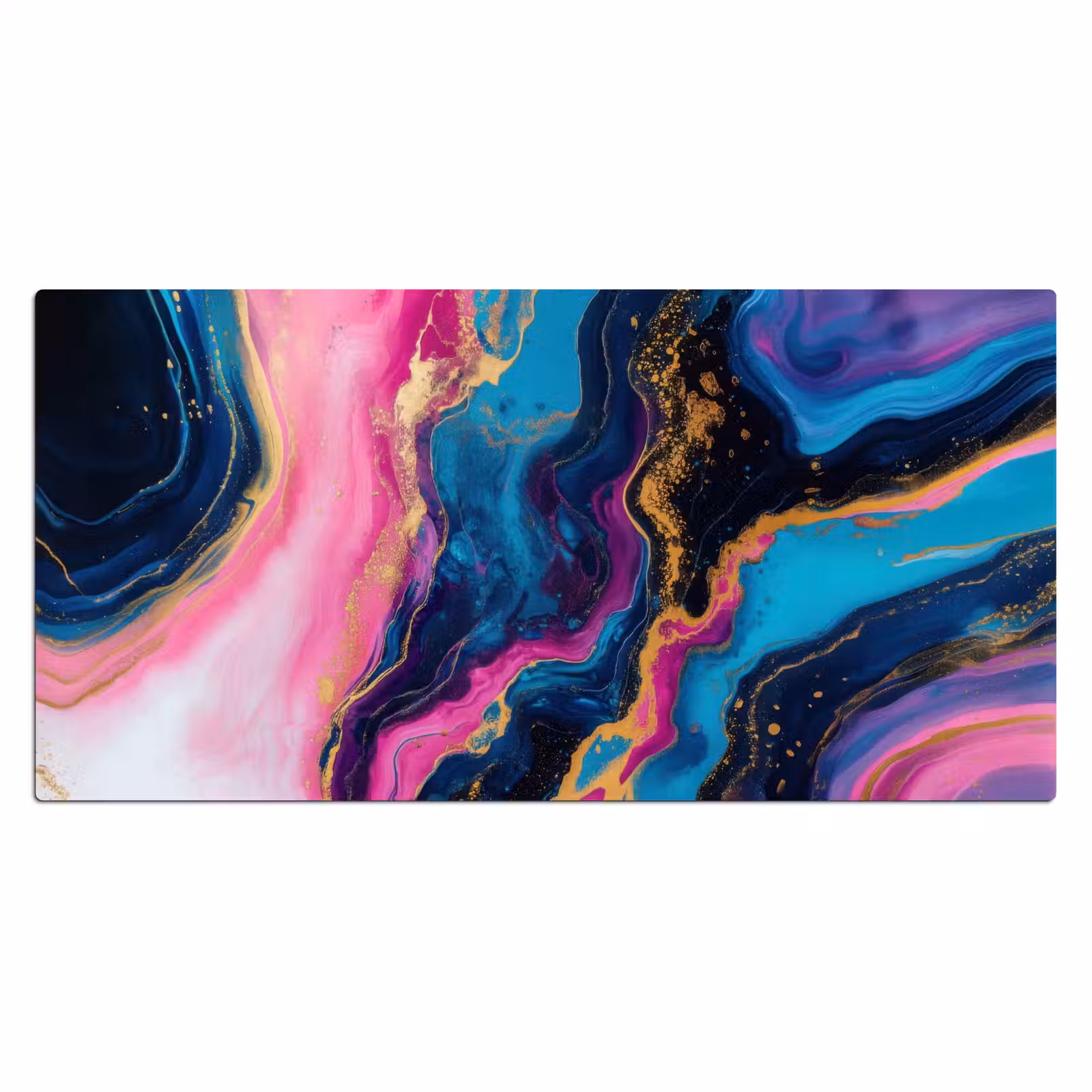 Bureau onderlegger - Marmer - Modern - Goud — 1