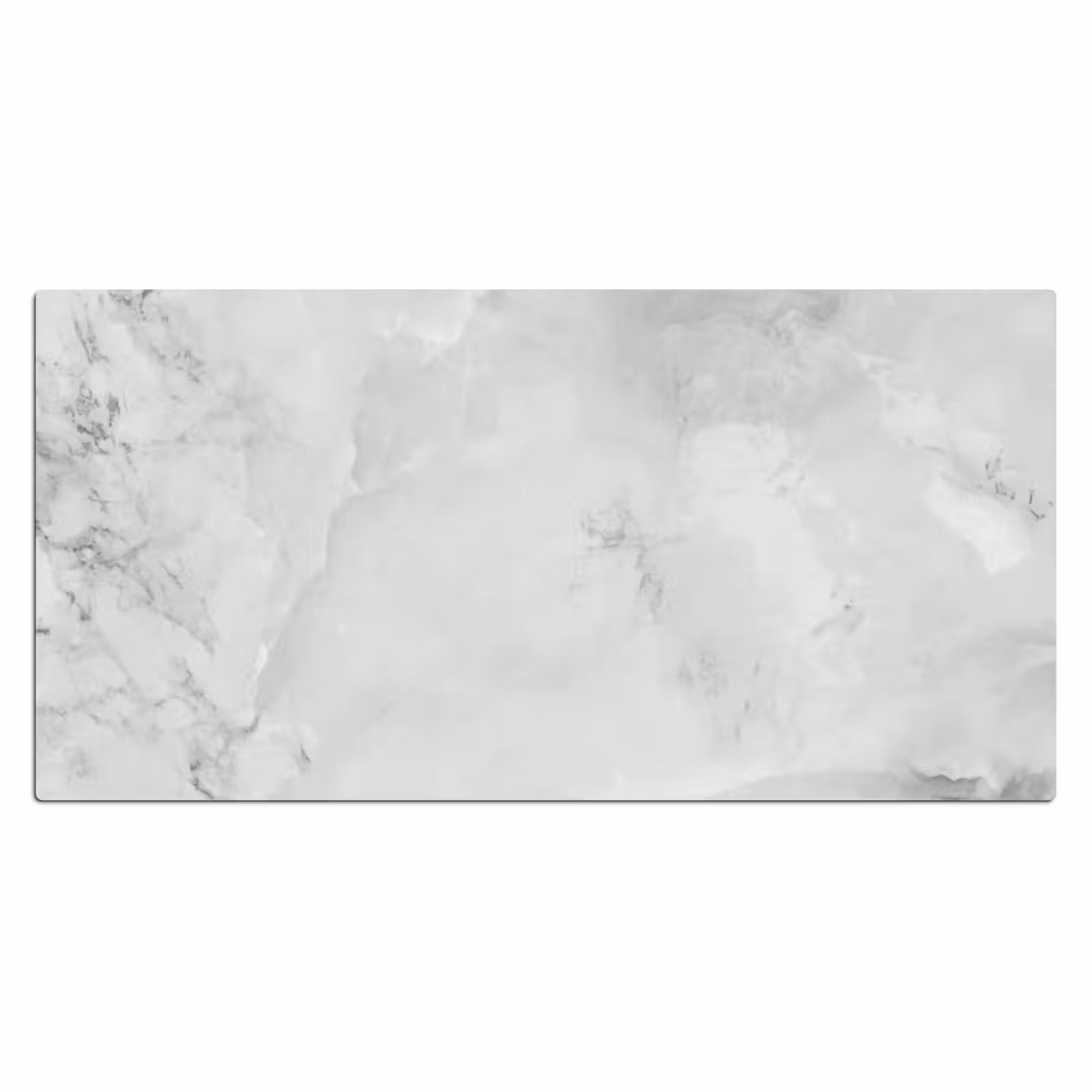Bureau onderlegger - Marmer - Steen - Wit - Grijs - Marmerlook — 1