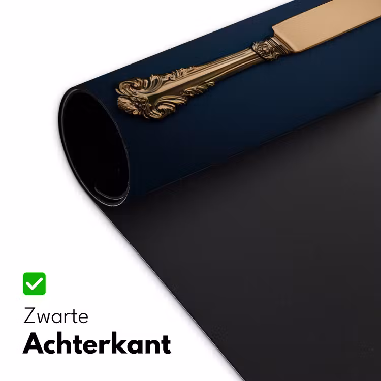 Bureau onderlegger - Bestek - Donkerblauw - Goud — 4