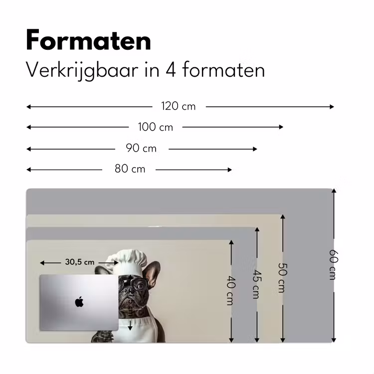 Bureau onderlegger - Bril - Hond - Kok — 7