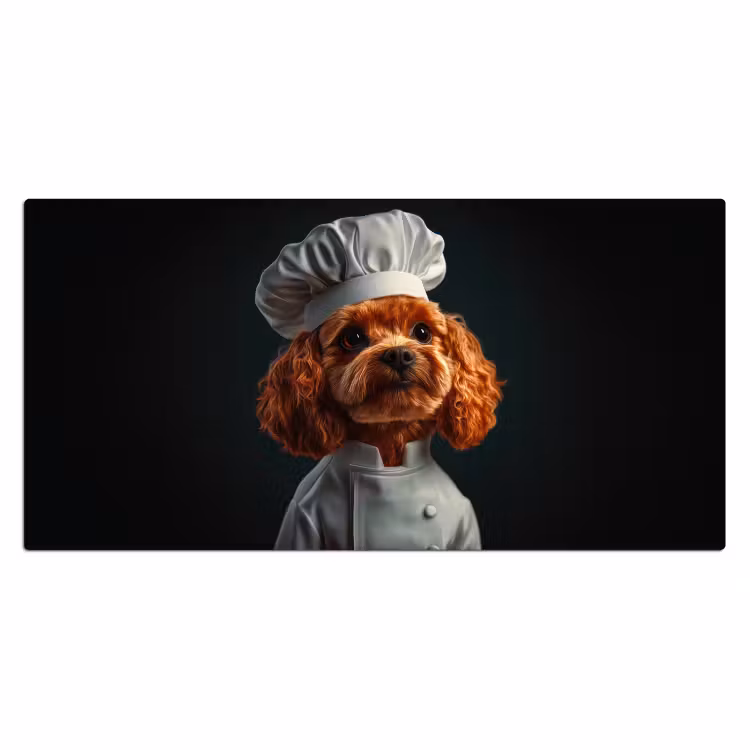 Bureau onderlegger - Bruin - Kok - Hondje — 1