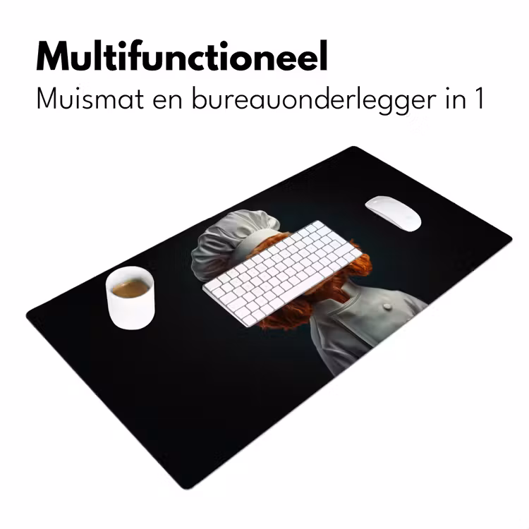 Bureau onderlegger - Bruin - Kok - Hondje — 6