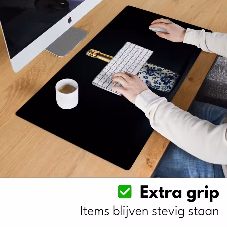 Bureau onderlegger - Champagne - Bloemen - Goud - Chique — 5
