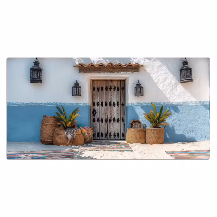Bureau onderlegger - Deur - Manden - Planten — 1