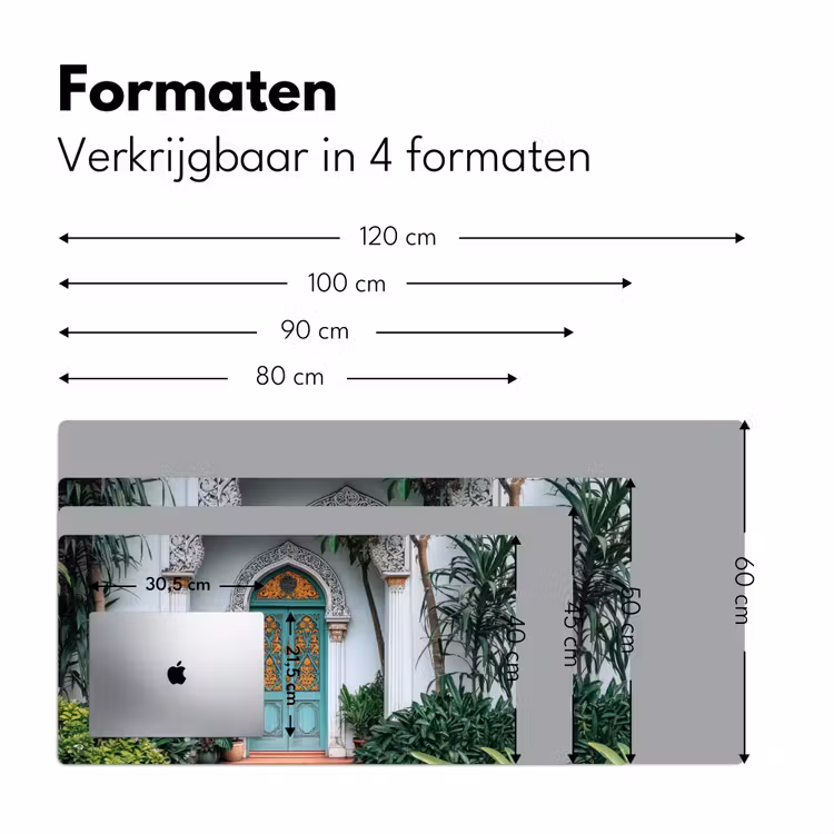 Bureau onderlegger - Deur - Patronen - Planten — 7