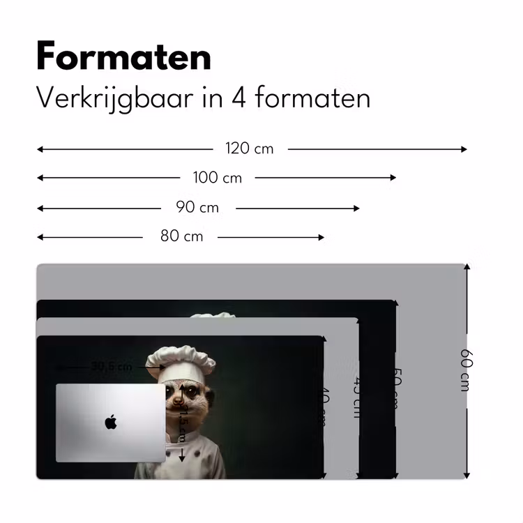 Bureau onderlegger - Dier - Kok - Stokstaartje — 7