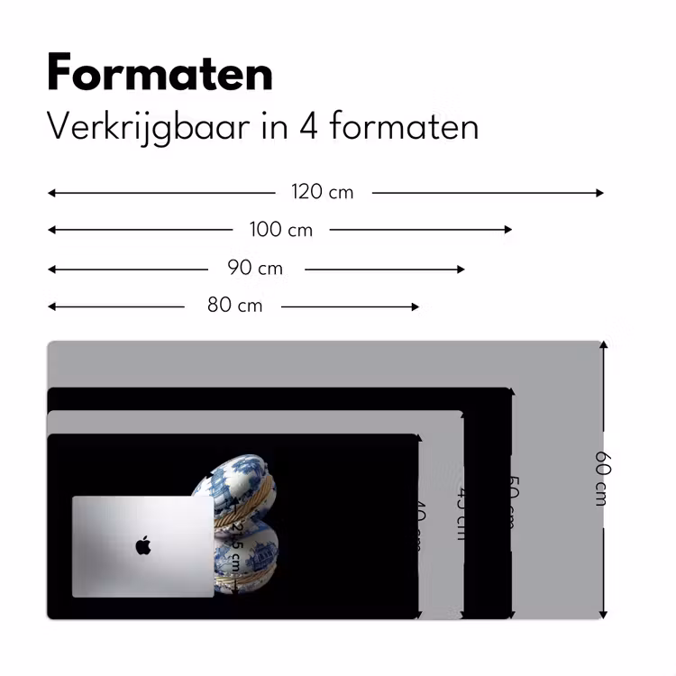Bureau onderlegger - Eten - Macarons - Delfts blauw - Koekjes — 7
