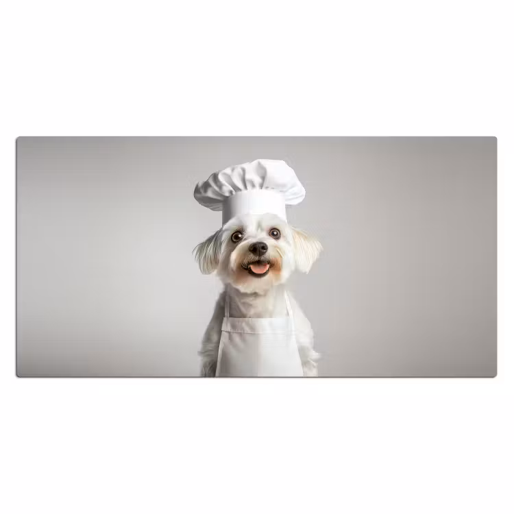 Bureau onderlegger - Hond - Wit - Kok — 1