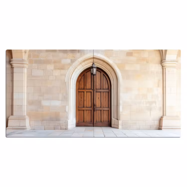 Bureau onderlegger - Houten - Deur - Lantaarn — 1