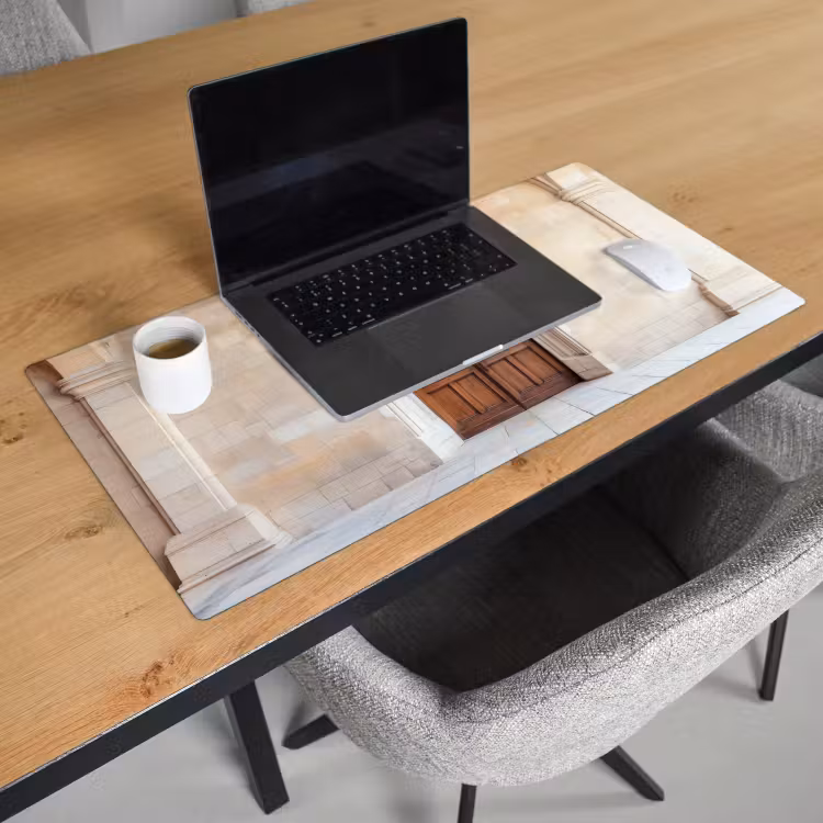 Bureau onderlegger - Houten - Deur - Lantaarn — 2